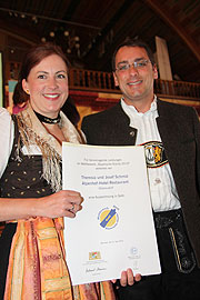 Theresia und Josef Schmid, Alpenhof-Hotel Restaurant Oberaudorf (©Foto: Martin Schmitz)